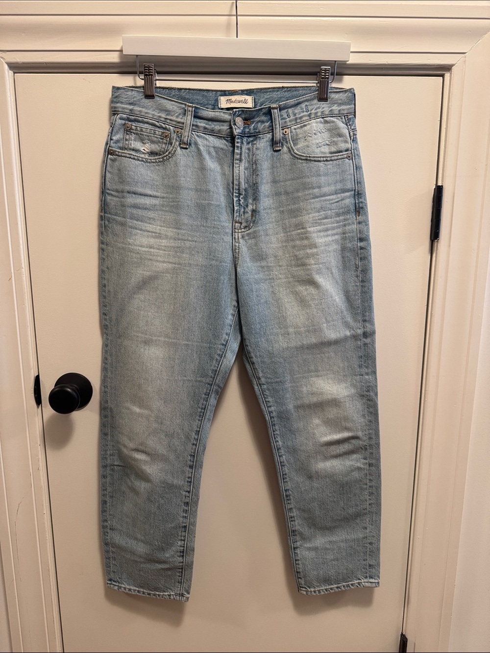 Madewell The Perfect Vintage Jean Straight Leg Blue Waist 28